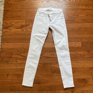 Hudson White Jeans Mid-rise size 25